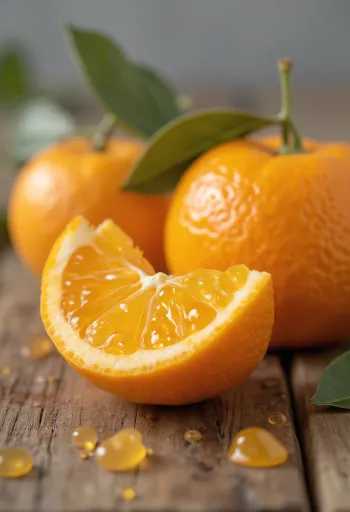 Klementīna daiviņa, spilgti oranžs mīkstums un svaiga tekstūra