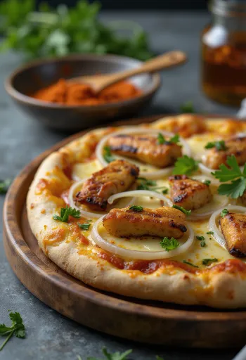 Pizza Ghanaian Style pasniegta
