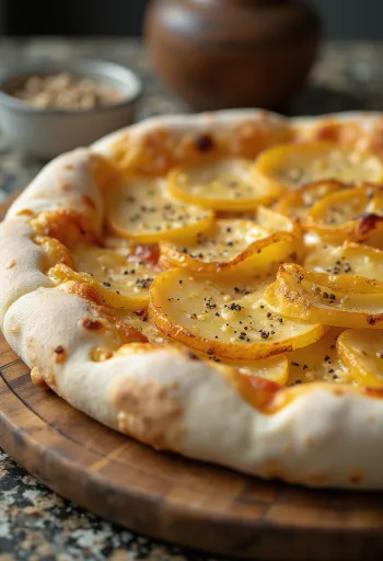 Pizza al Patate ar kartupeļiem un sieru