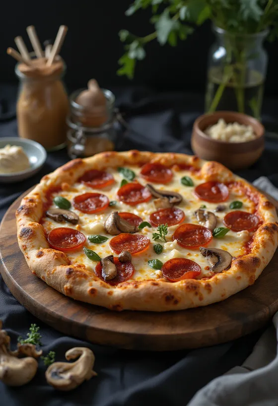 Pica Pepperoni ar sēnēm