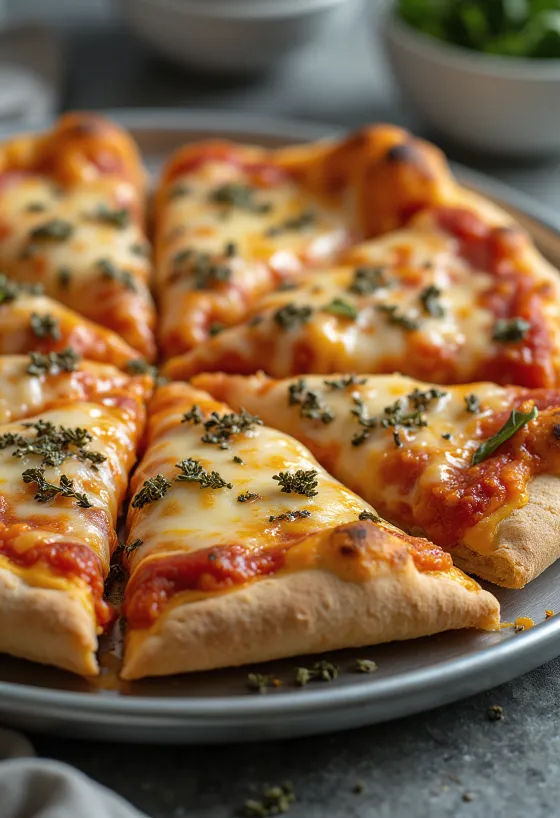 St. Louis Style Pizza ar plānu mīklu un Provel sieru