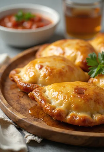 Empanadas ar čorizo kraukšķīgā mīklā