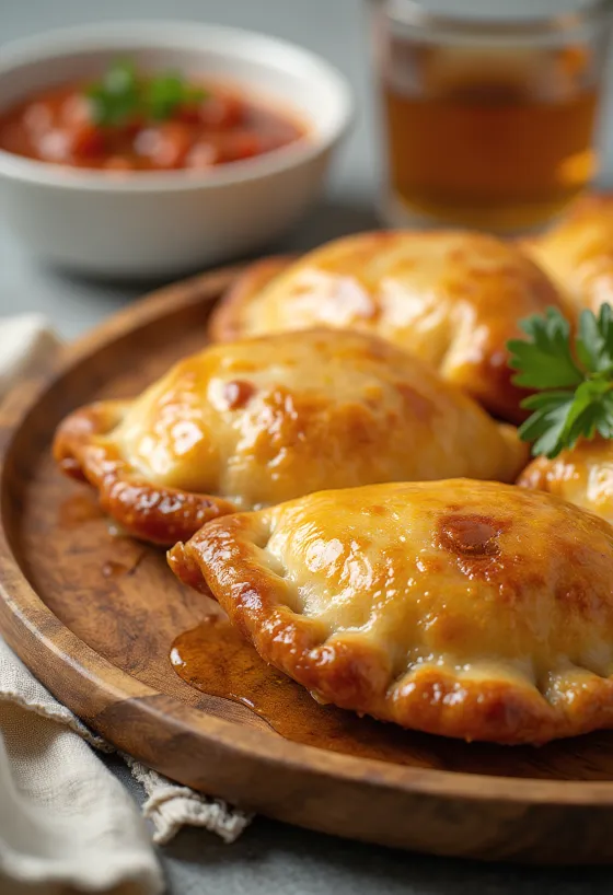 Empanadas ar čorizo kraukšķīgā mīklā