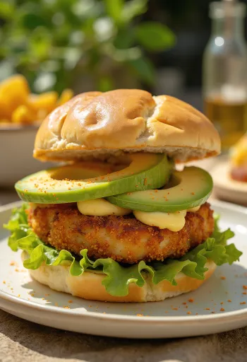 Pasniegts tofu burgers