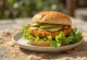 Pasniegts tofu burgers