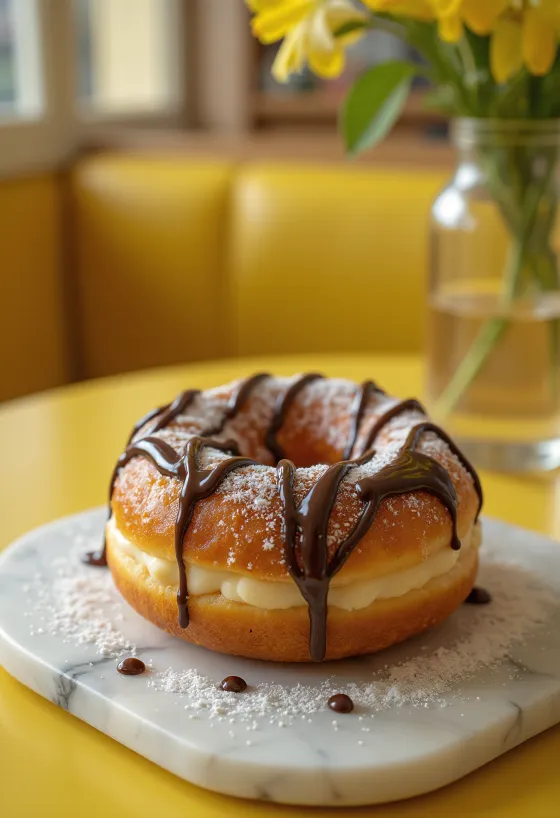 Virtuļi ar Baileys krēmu pasniegti