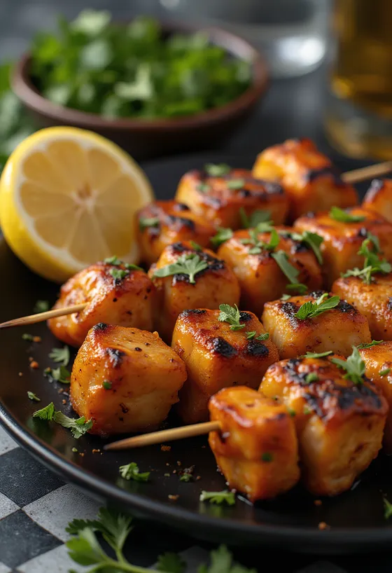 Tikka kebabs indiešu stilā