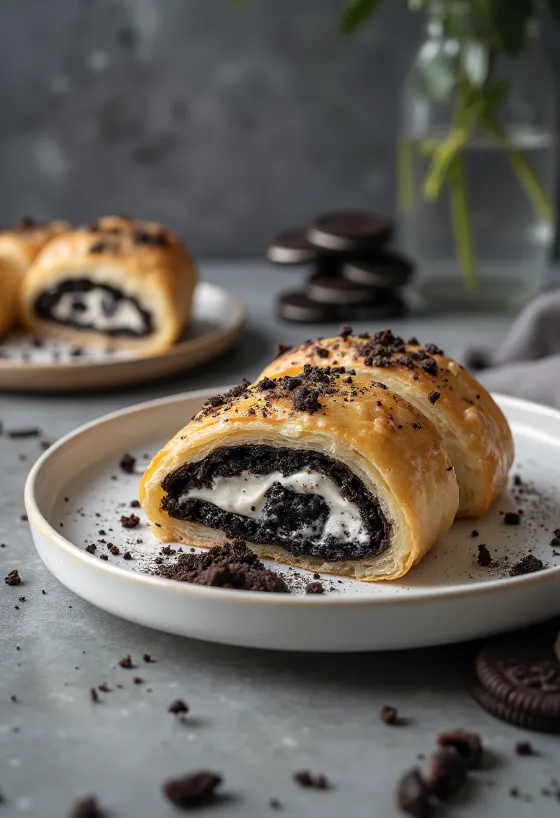 Pasniegta Oreo strūdele