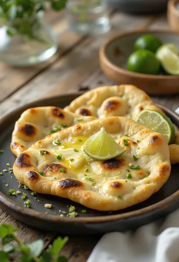 Laima naan maize svaigi pasniegta