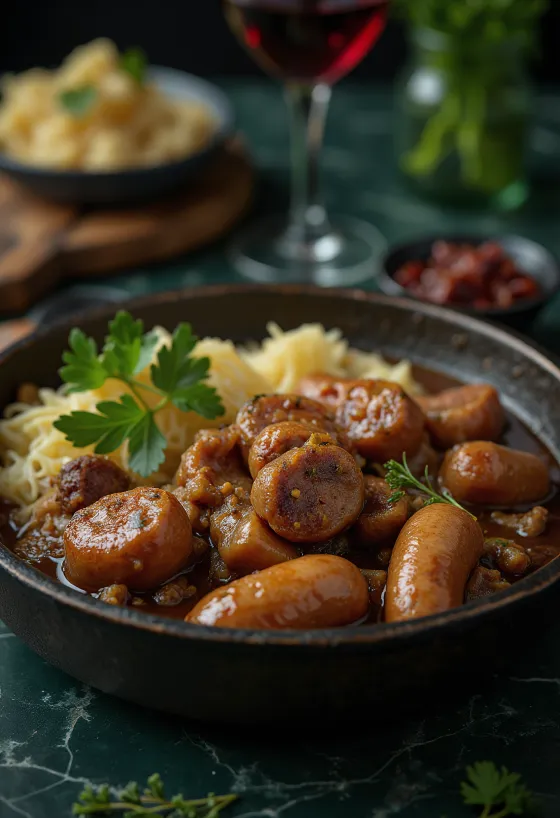Bigos sautējums bļodā