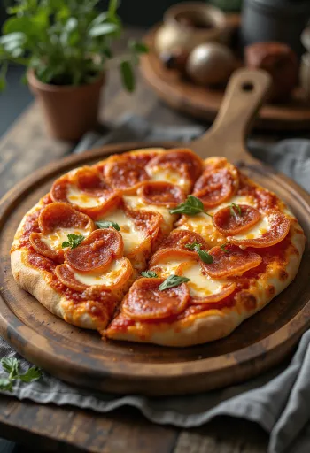 Dubultā pepperoni pica ar ekstra salami