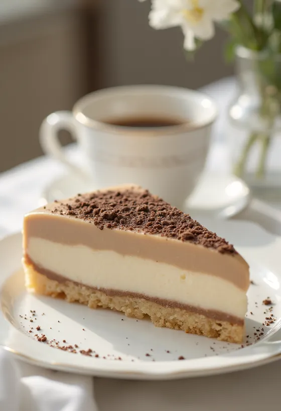 Kastaņu uzpūteņa torte elegantā pasniegšanā