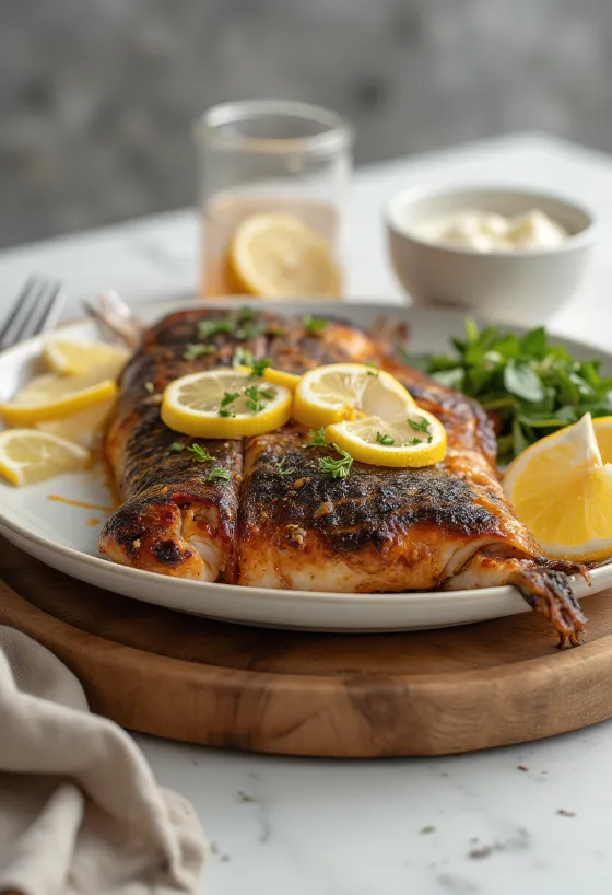 Kūpināta BBQ forele ar kraukšķīgu ādu