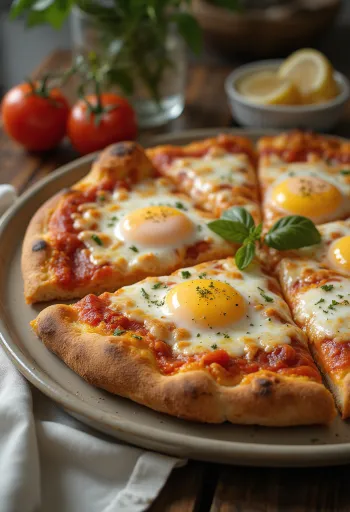 Pizza a Caballo ar vēršaci, biezu mīklu un mozzarellu