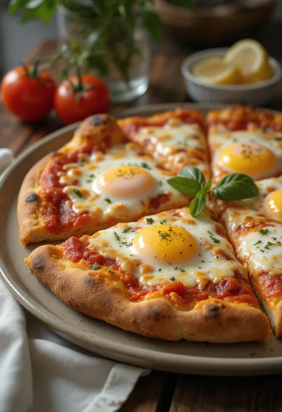 Pizza a Caballo ar vēršaci, biezu mīklu un mozzarellu