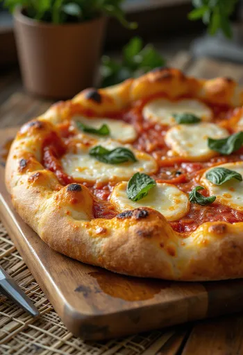 Pizza al Taglio ar biezu mīklu un mozzarella sieru