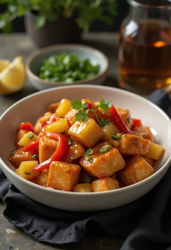 Saldskābs tempeh burkā