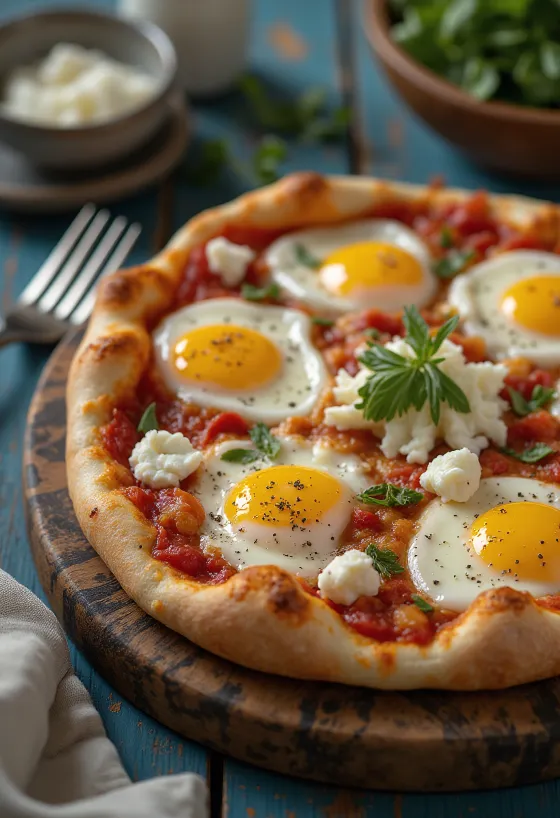 Pizza alla Norma ar sicīliešu baklažāniem un rikotu