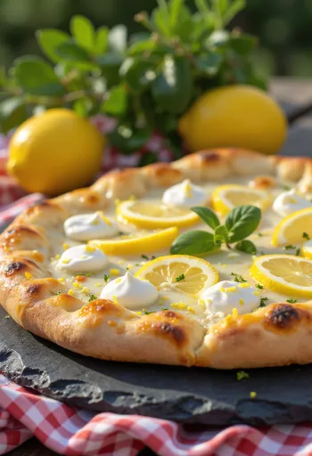 Pica Al Limone pasniegta