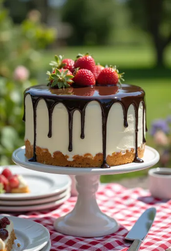 Drip cake torte ar šokolādes ganache