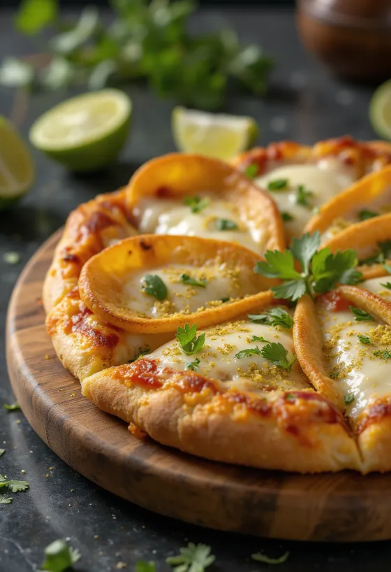 Pizza Costarricense pasniegta