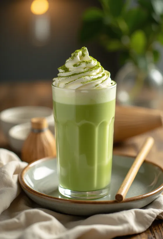 Svaigi pasniegts Matcha frapē