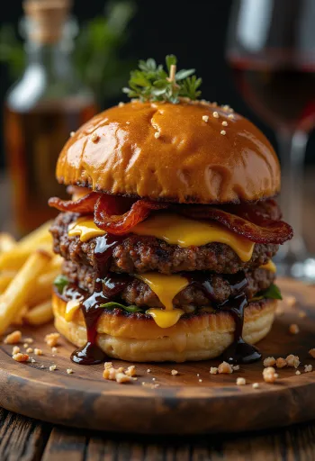 Burgers ar BBQ mērci