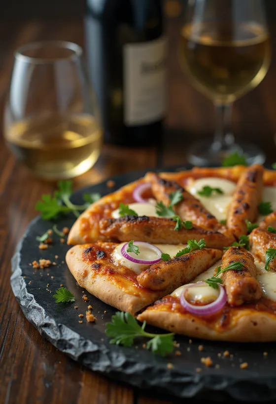 Pizza Ethiopian Style pasniegta